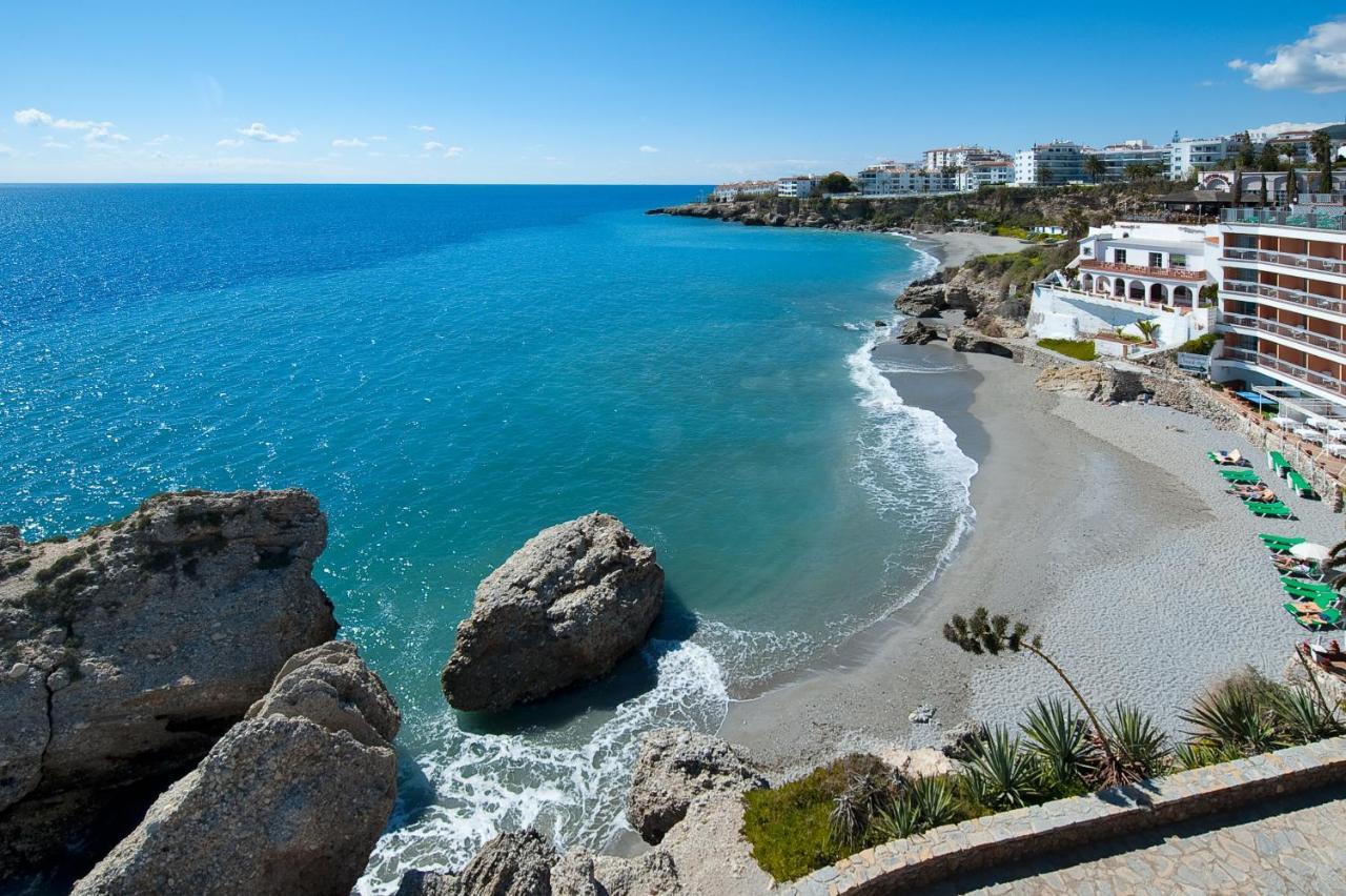 Precioso Apartamento 1 Dormitorio Con Vistas Mar Frontal Torrox Bagian luar foto