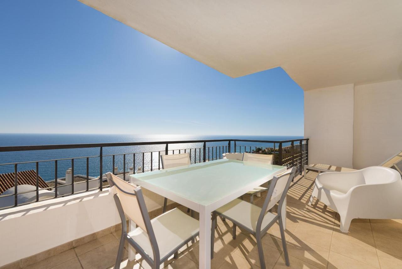 Precioso Apartamento 1 Dormitorio Con Vistas Mar Frontal Torrox Bagian luar foto